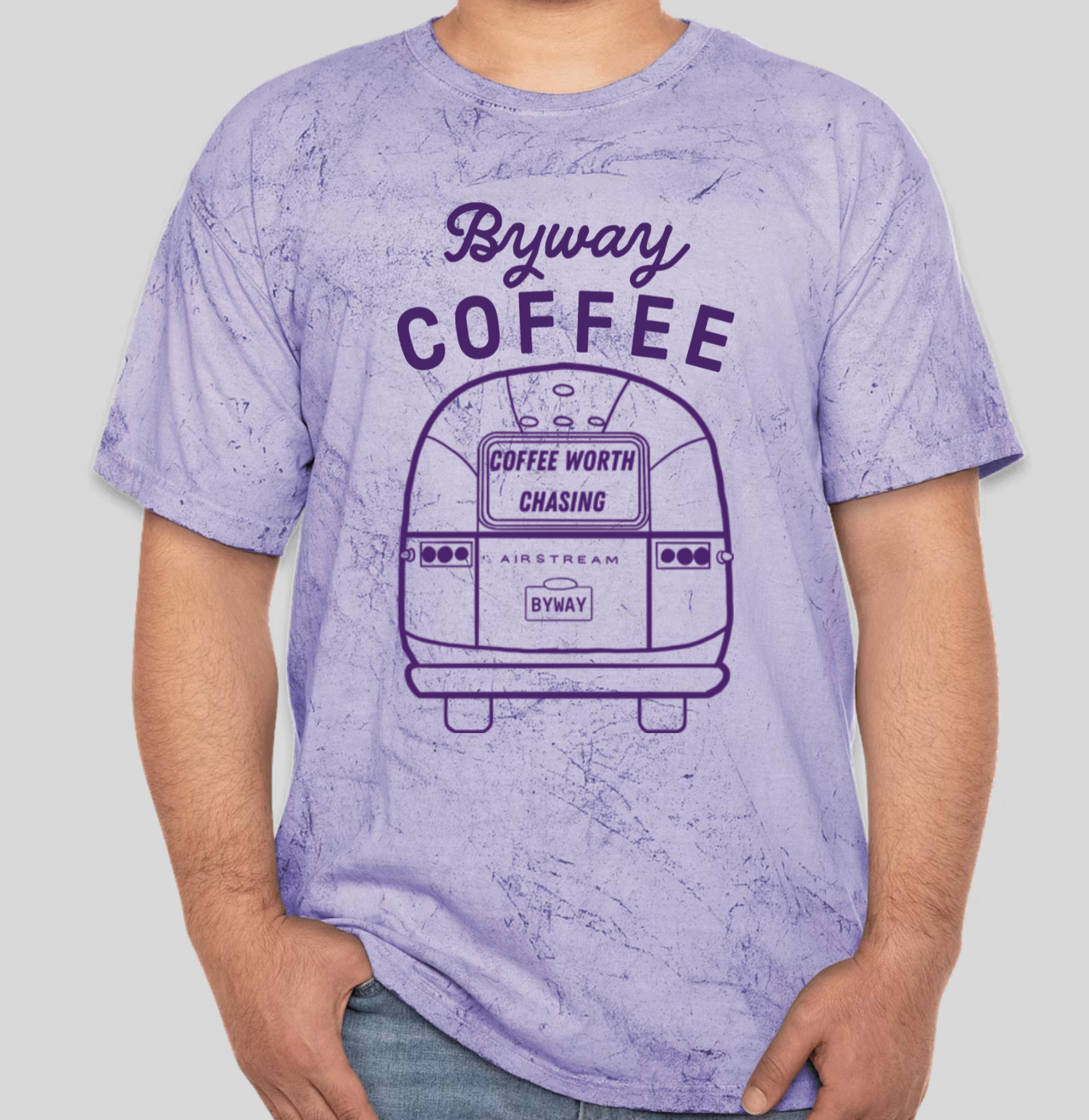Purple Trailer Splatter Tee